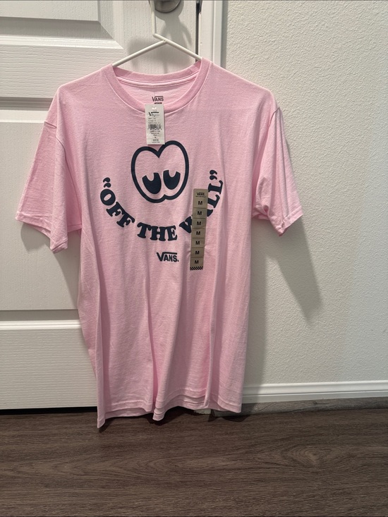 Vans Other - Vans Pink Graphic 'Off The Wall' Short Sleeve Tee
